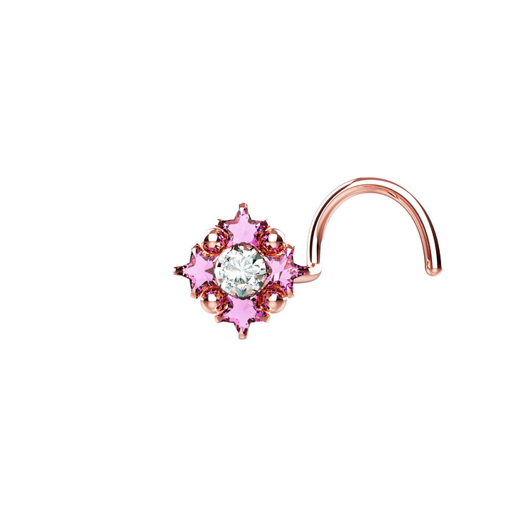 14k gold nose stud – perfect for everyday wear