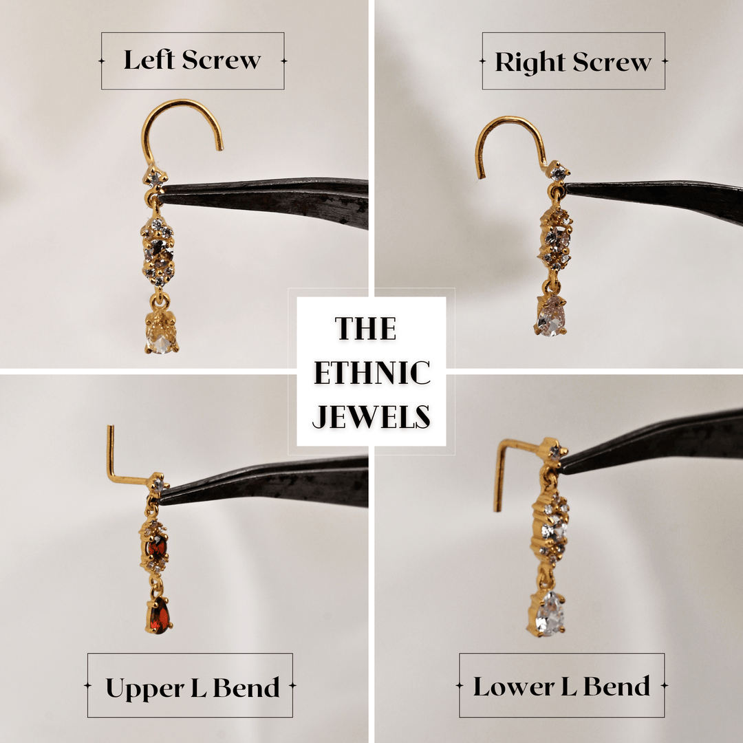 Pink Bird Gold Nose Ring | Cute Bird Nose Piercing Jewelry