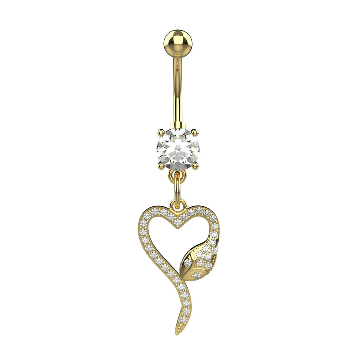 Belly button piercing jewelry handmade