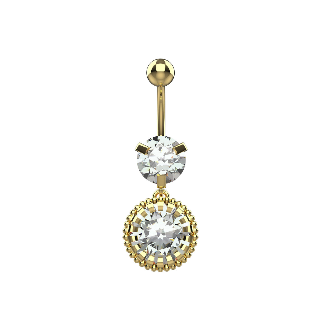 Belly button ring – chic piercing jewelry