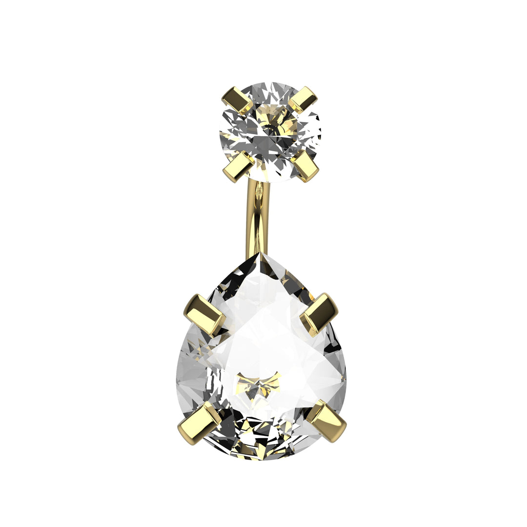 Gold belly rings – elegant belly button jewelry