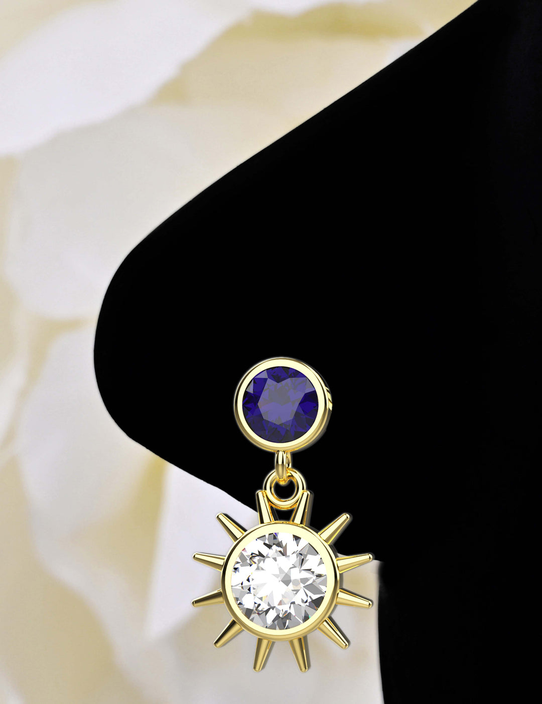Gold Sun Nose Ring – radiant and unique jewelry