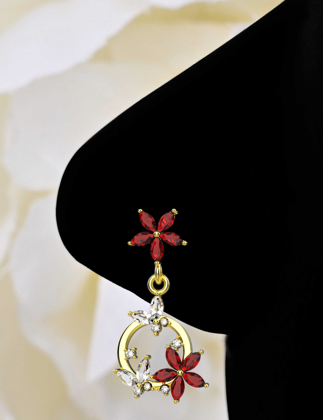 butterfly dangle nose ring – elegant and trendy design