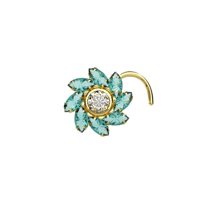 turquoise nose ring for women