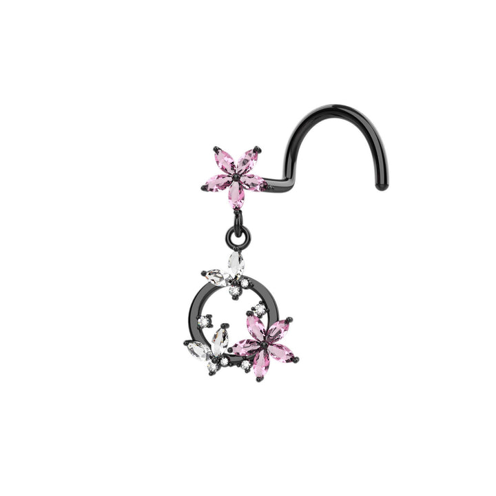 butterfly nose piercing – trendy and artistic design