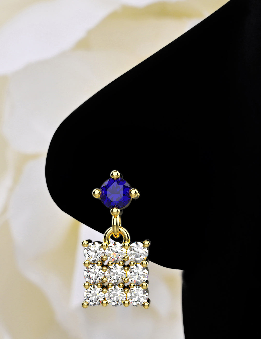 Dangling nose piercing jewelry