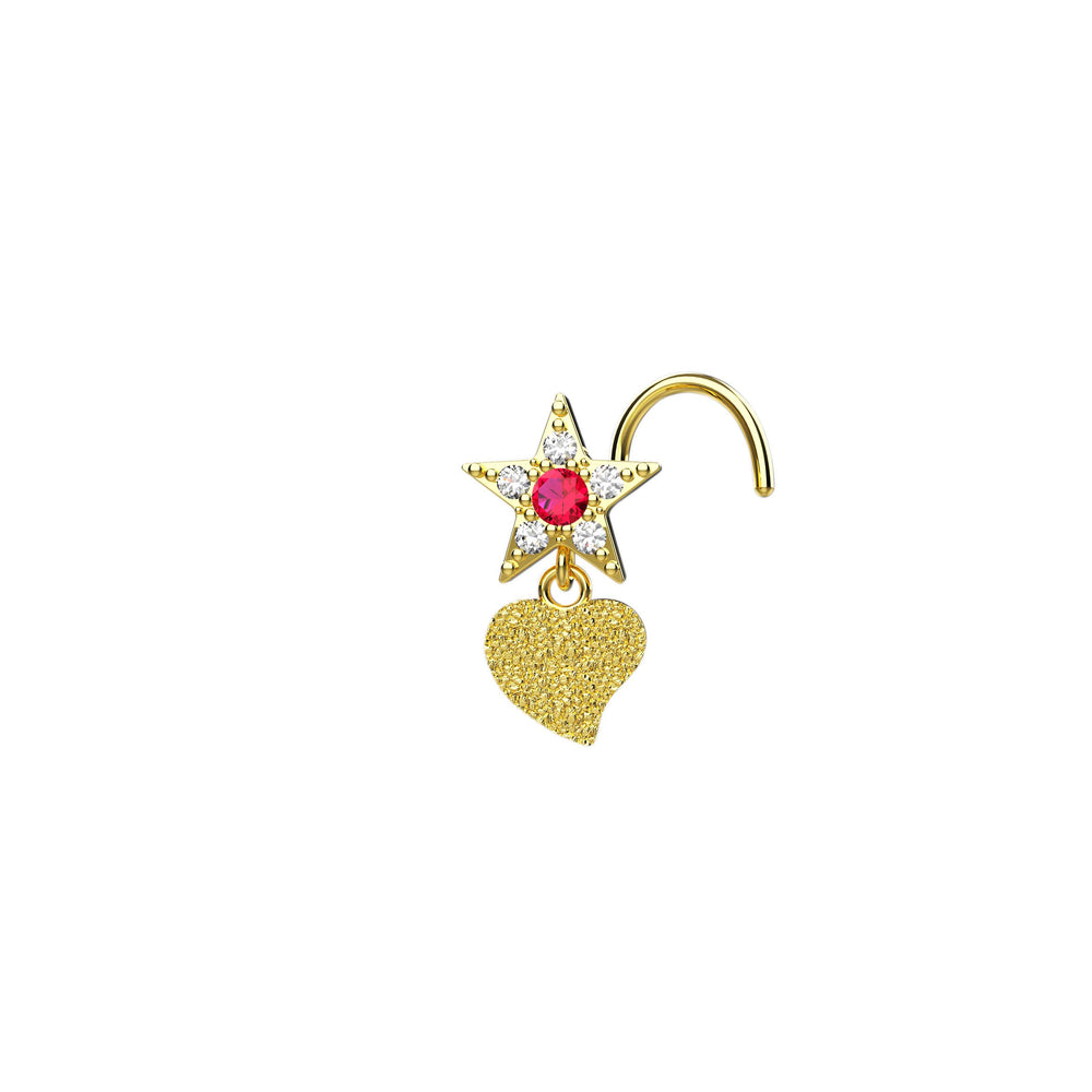 Dangling nose piercing jewelry