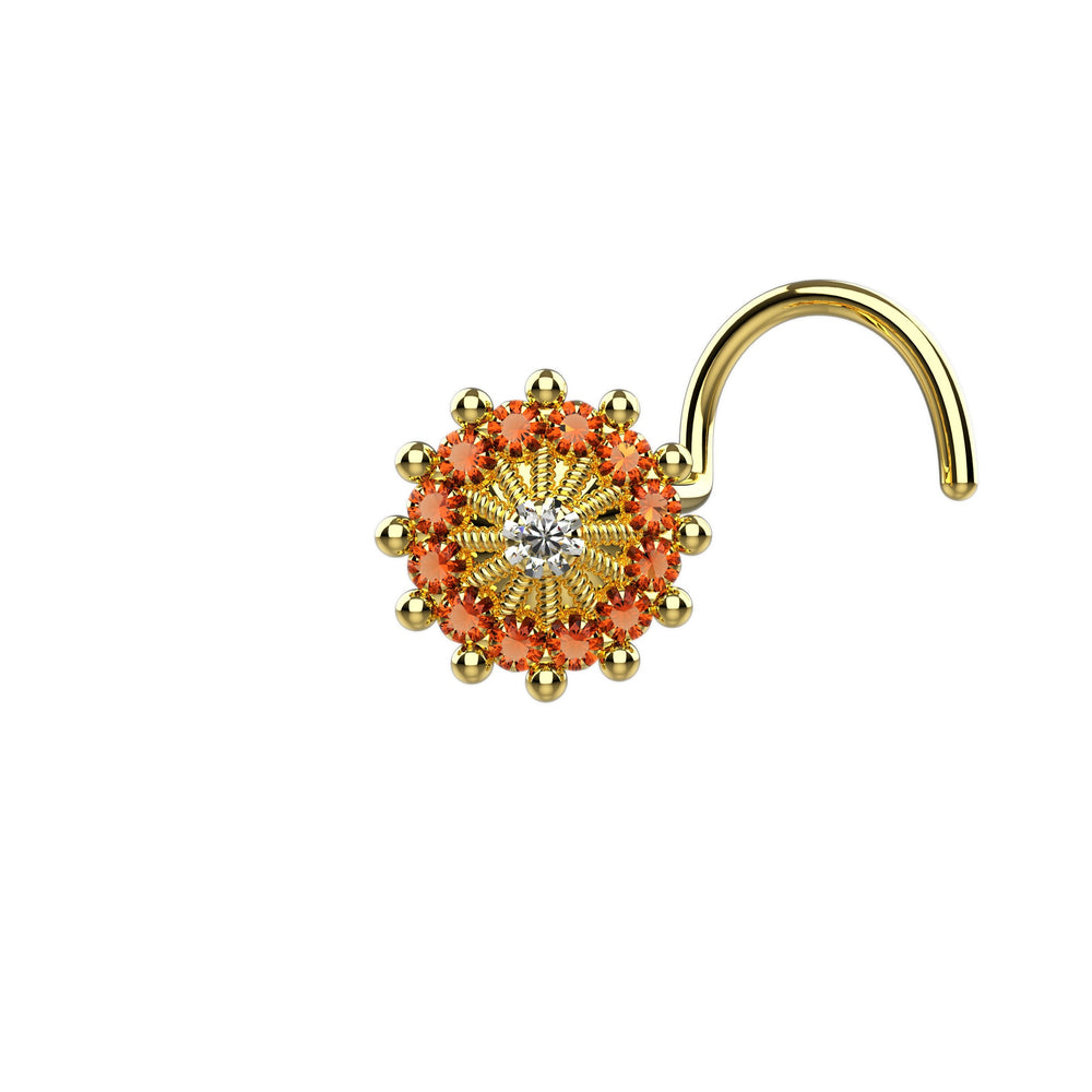 Indian nose stud – traditional design with a modern twist