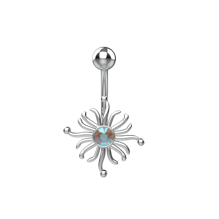 Elegant gold navel ring – chic and minimal style