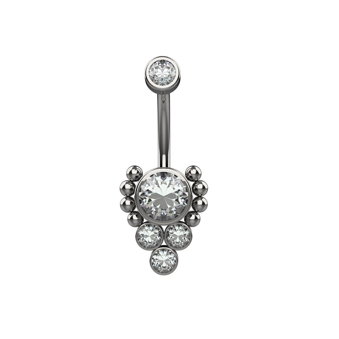 Belly piercing jewelry – sleek and minimal look