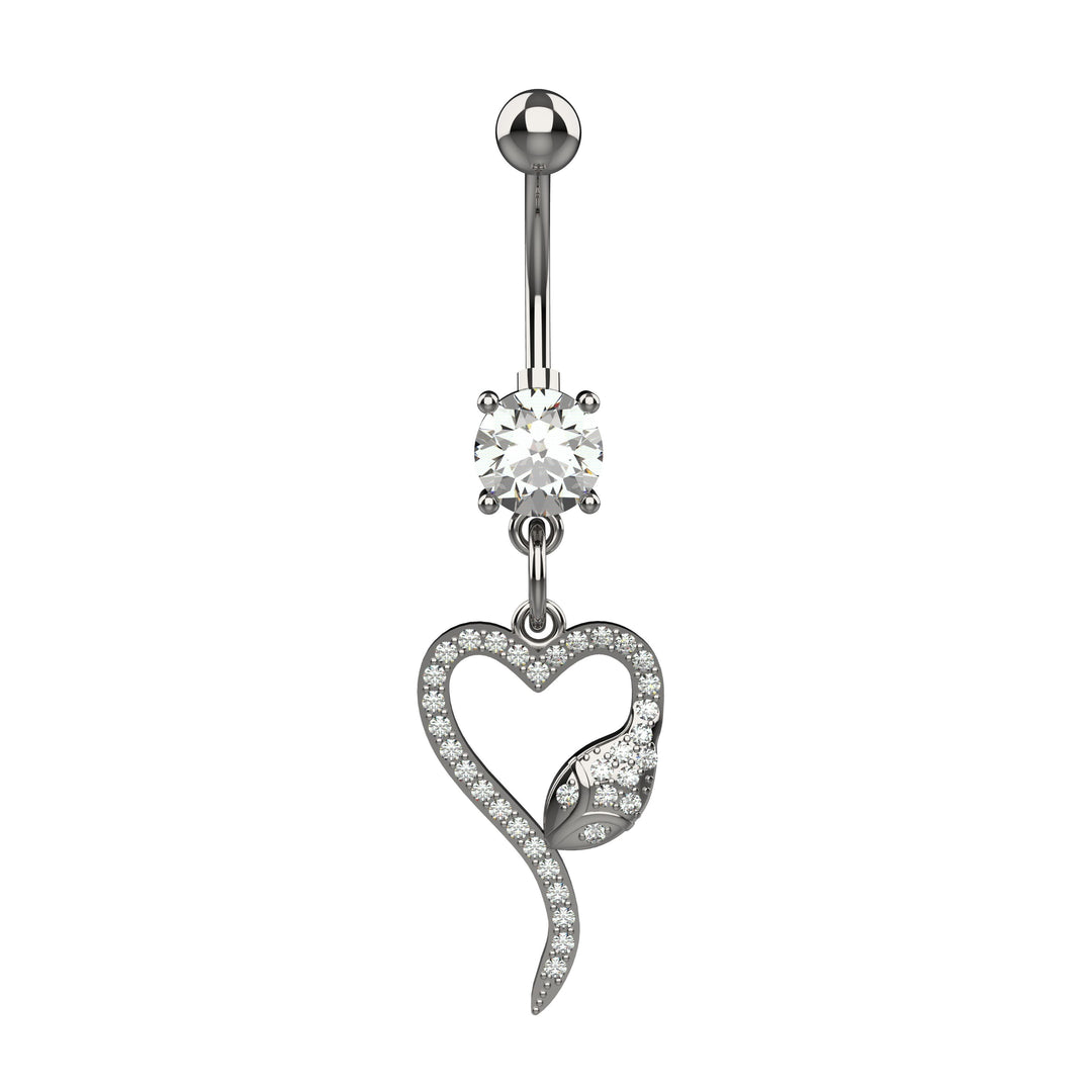 Dainty handmade belly ring for women