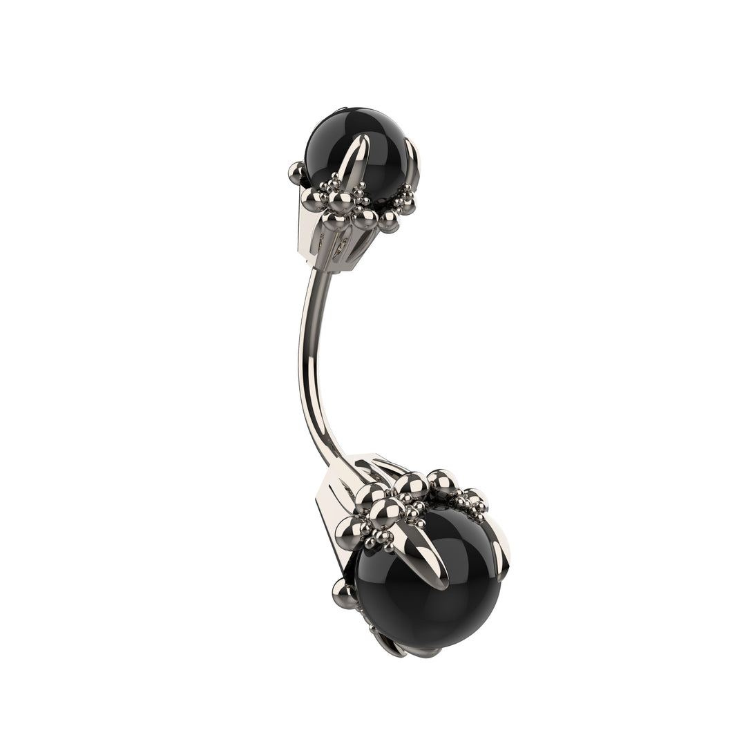 Dainty navel ring for women – minimalist belly jewelry