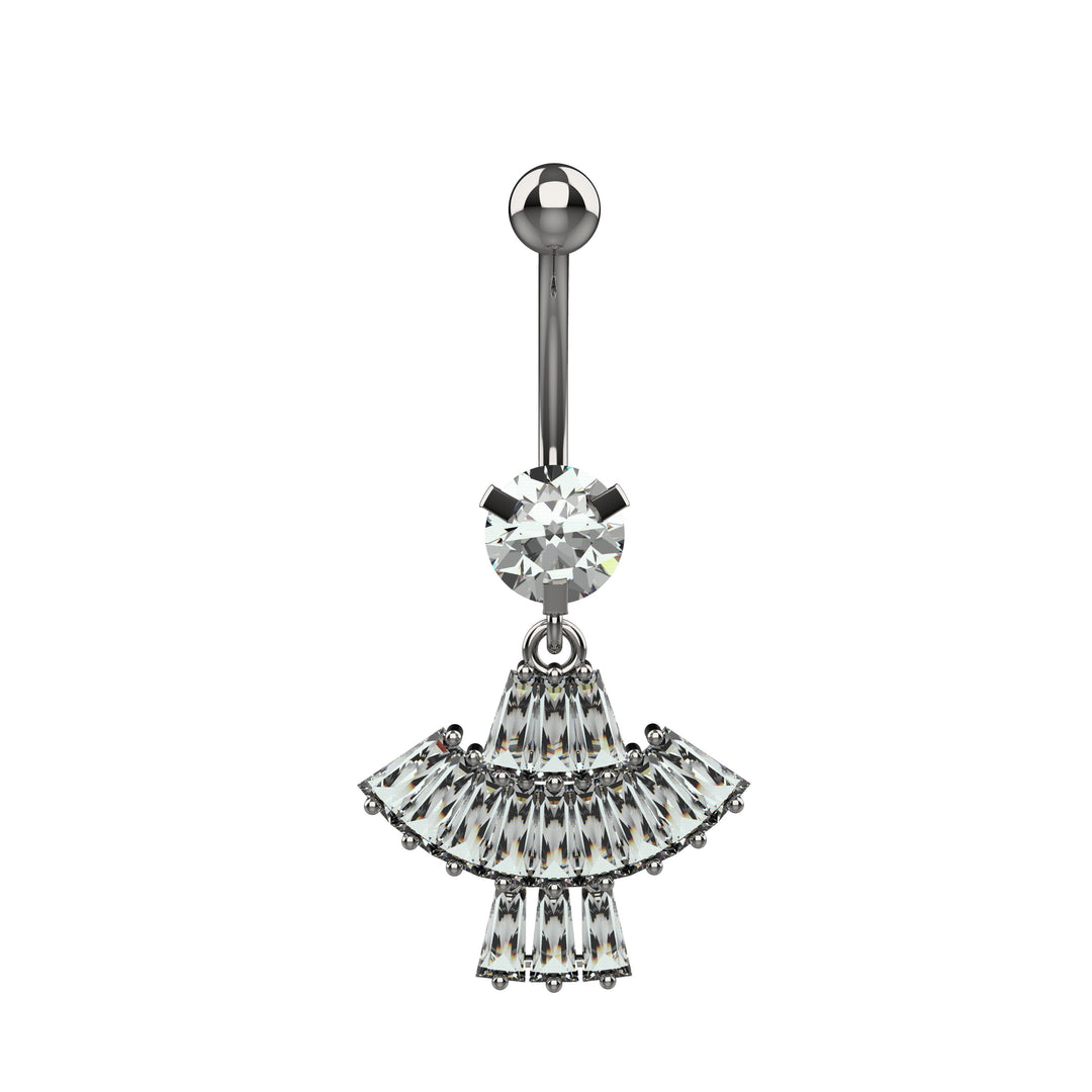 Lightweight floating navel ring – comfy fit