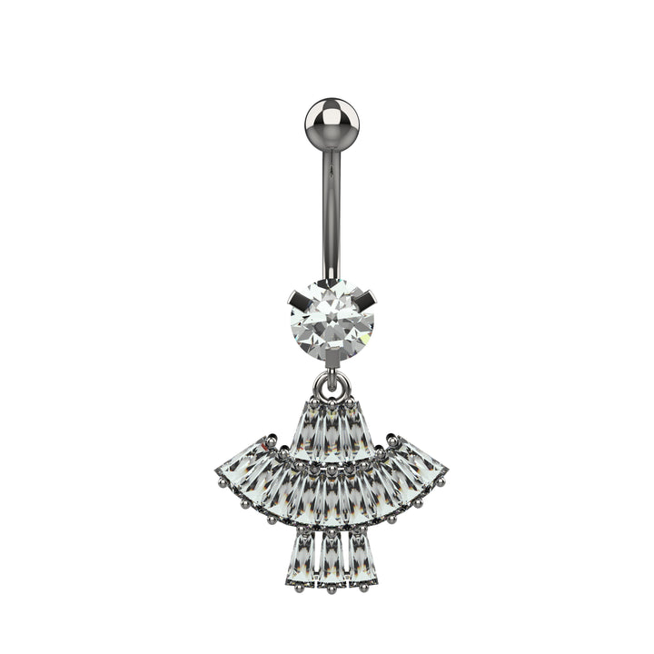 Lightweight floating navel ring – comfy fit
