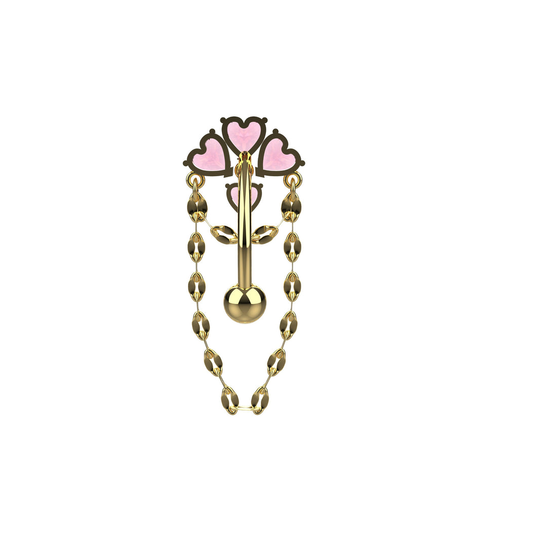 Small Dainty Belly Ring – For Belly Button Piercing