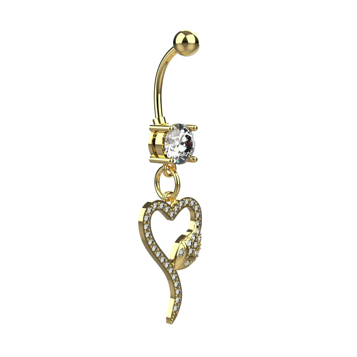 Unique navel jewelry for belly piercing