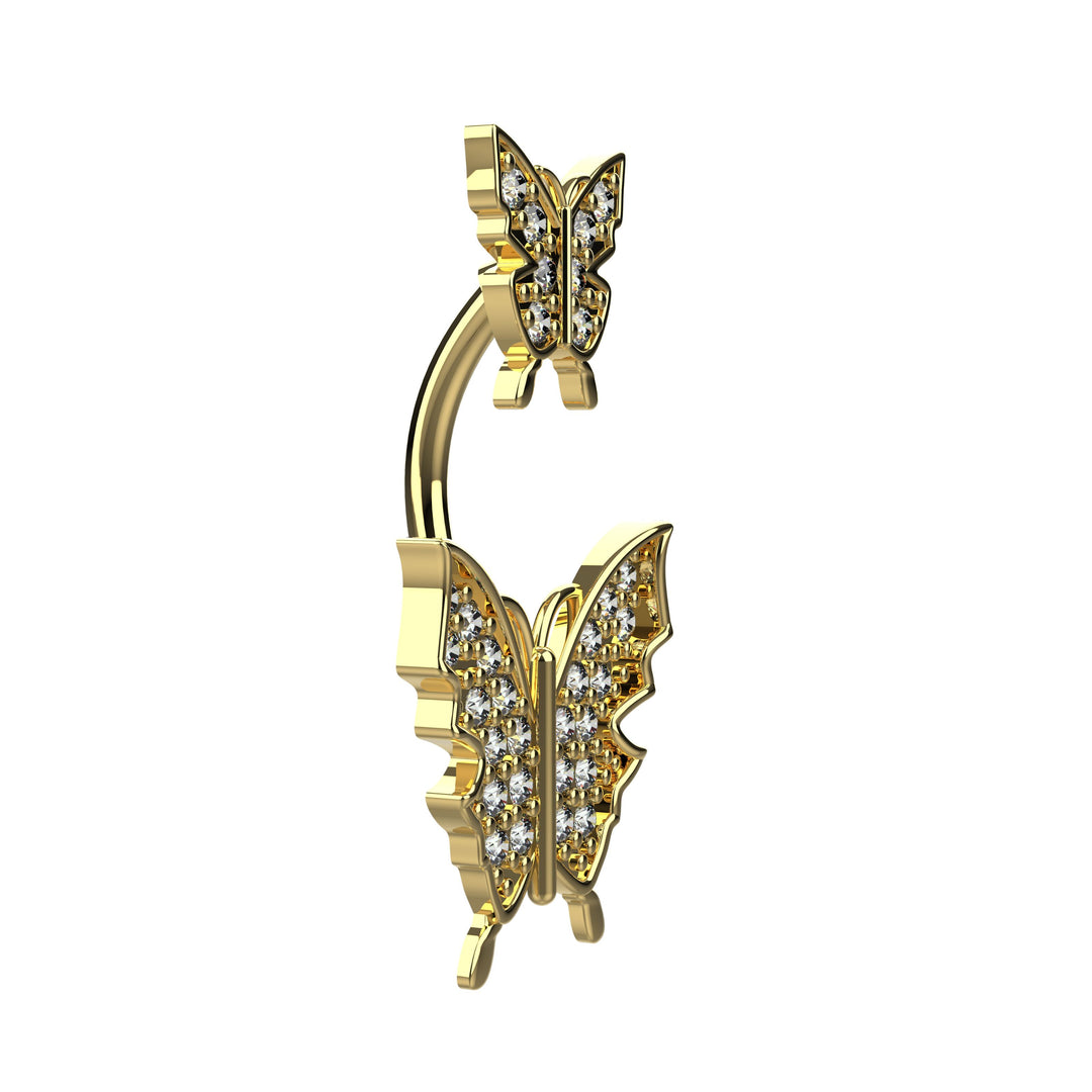 Cute belly ring silver – piercing accessory for women