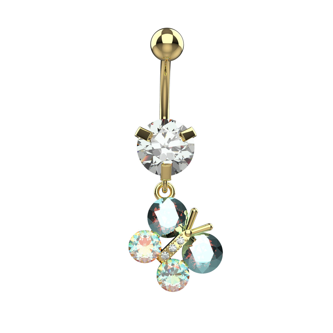 Small butterfly belly rings – perfect for new piercings