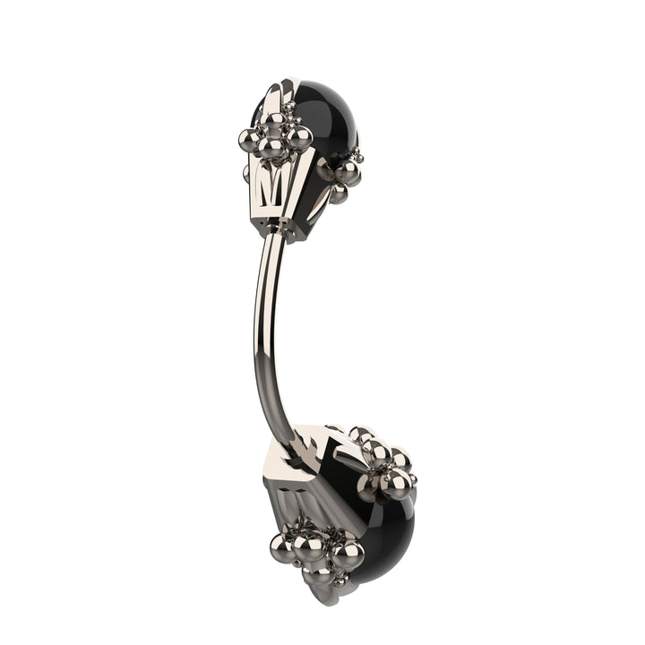 Delicate navel ring – thin and lightweight