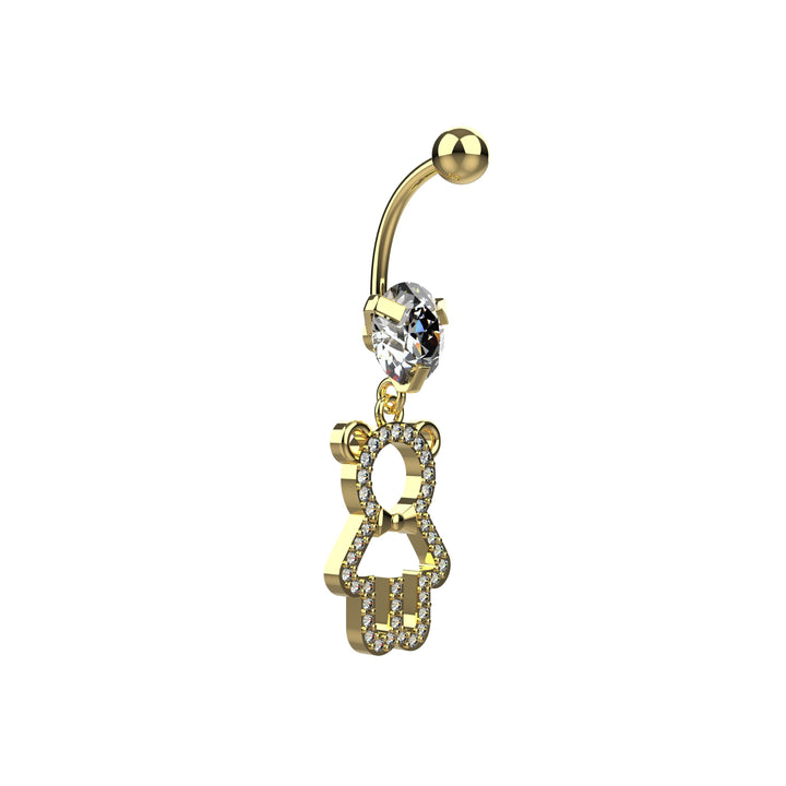 Gold navel ring jewelry – perfect for daily wear