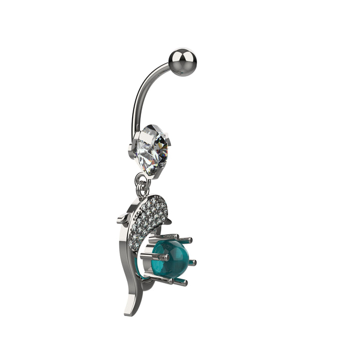 Women’s belly ring – secure and dainty design