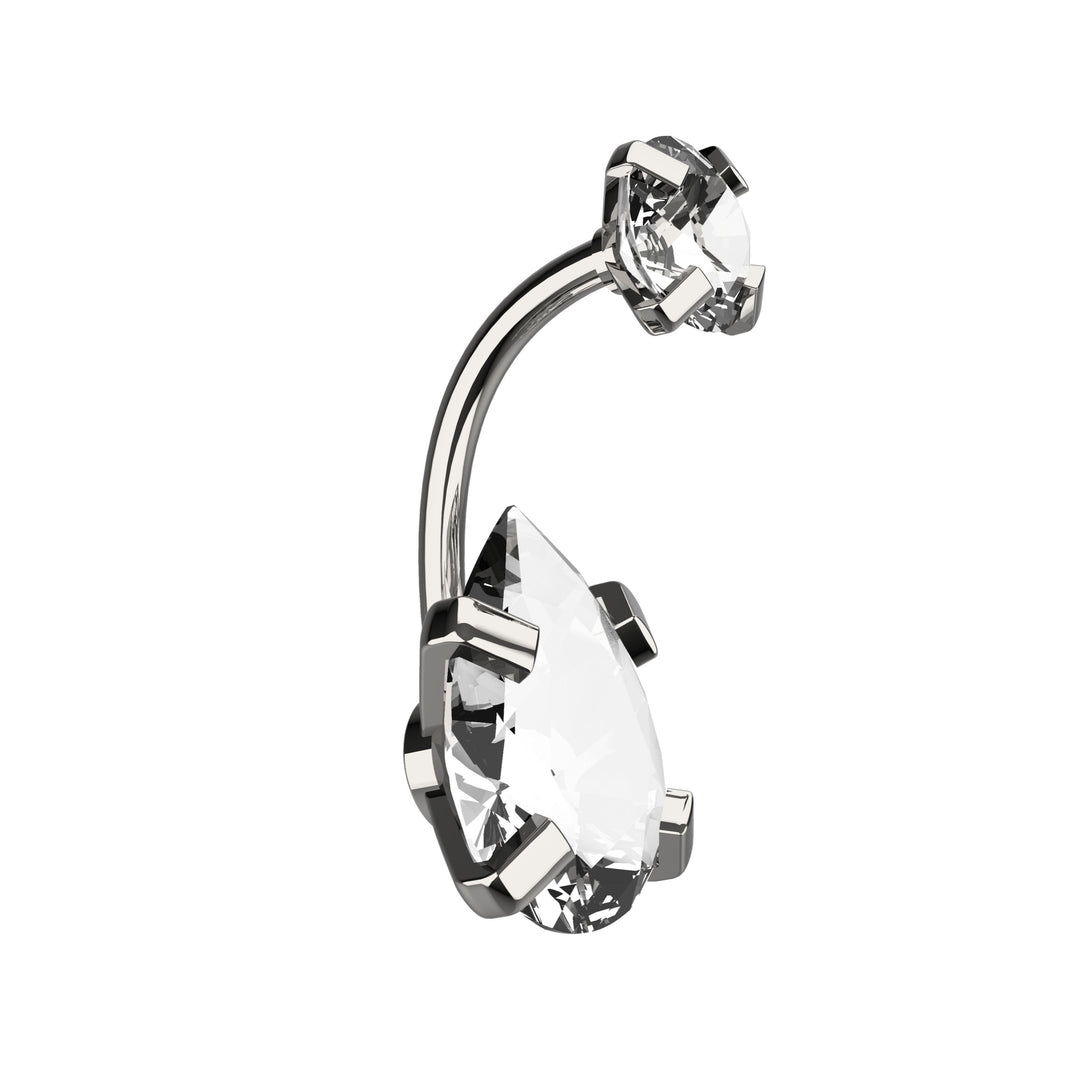 Gold navel jewelry – belly piercing accessory