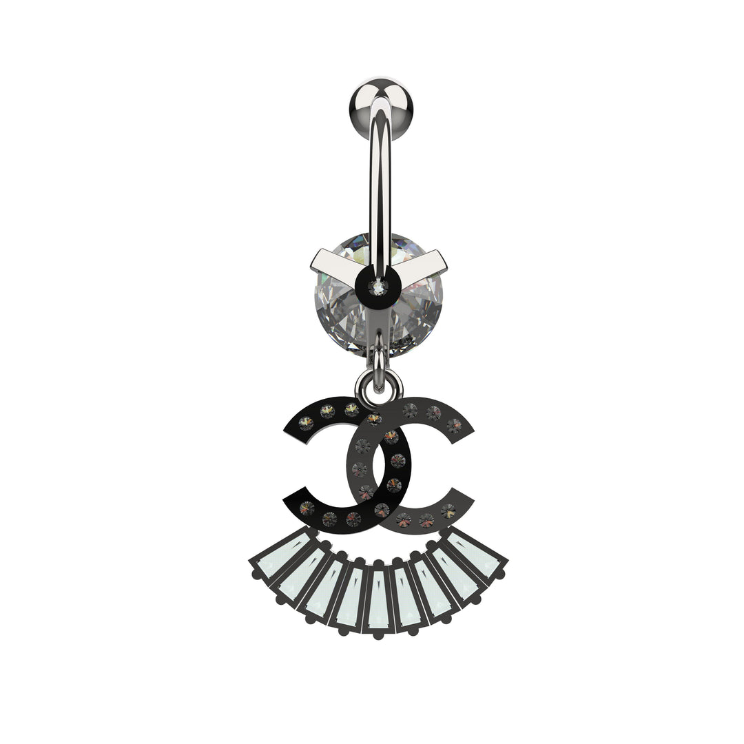 High fashion navel jewelry – Chanel belly ring