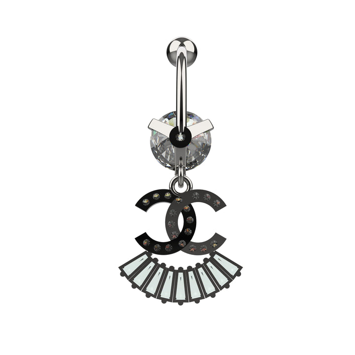 High fashion navel jewelry – Chanel belly ring