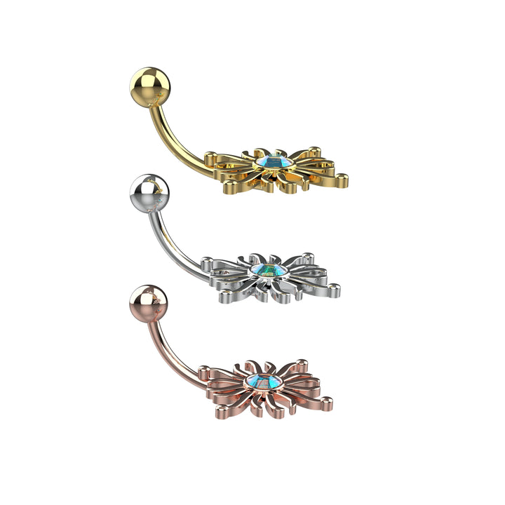 Dainty gold belly ring – everyday body jewelry