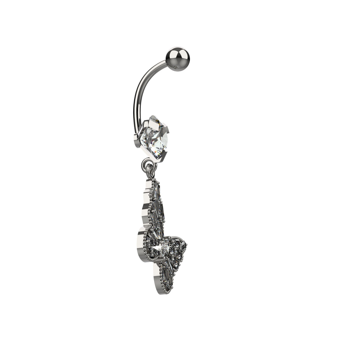 Lightweight navel ring – perfect body jewelry