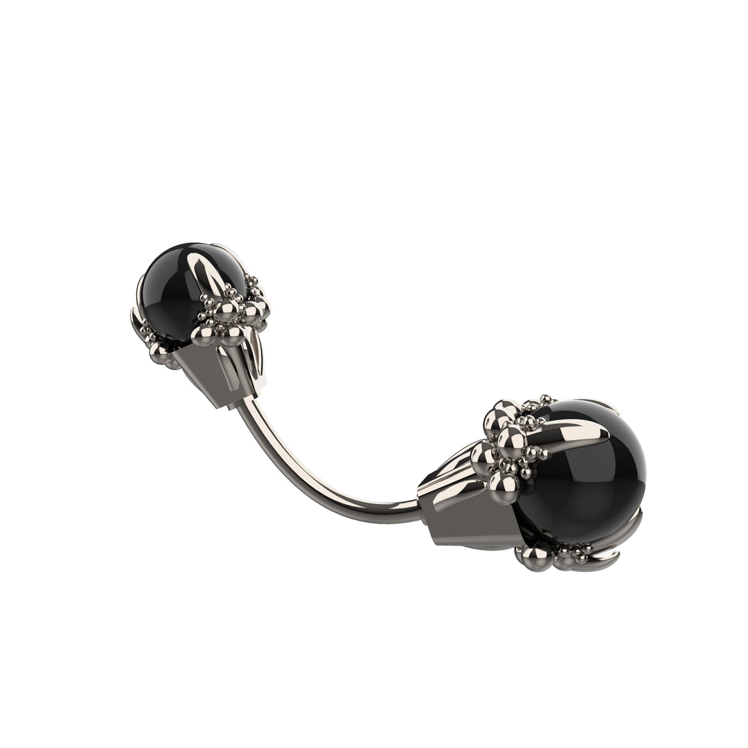 Small belly ring – elegant navel piercing design