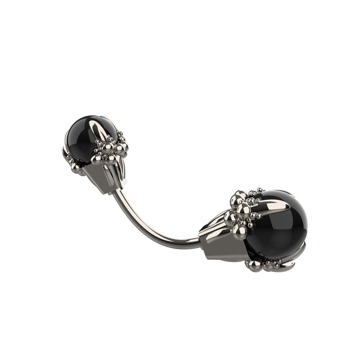 Small belly ring – elegant navel piercing design