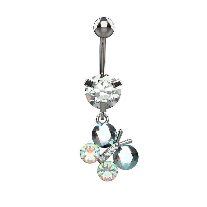 Butterfly Belly button piercing – small and dainty style for women
