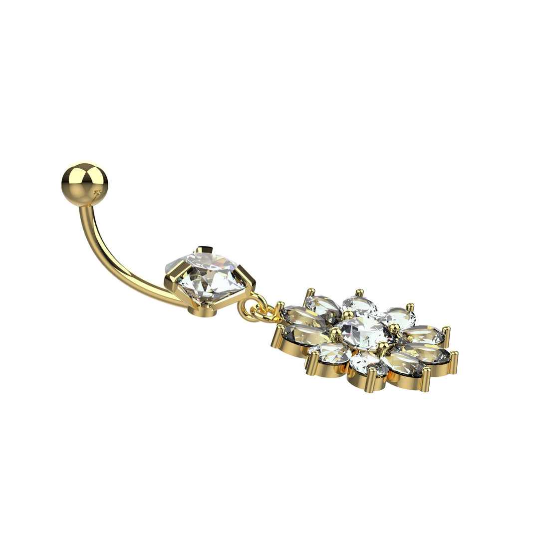 Belly button rings – elegant floating design