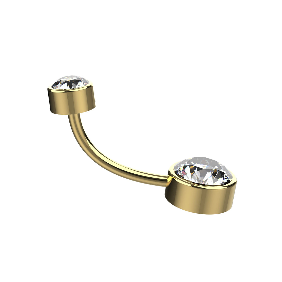 Women’s belly button jewelry – 18K gold plated belly ring