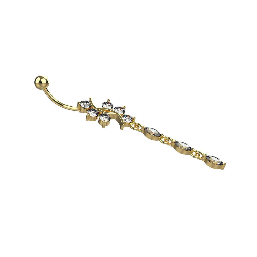 Minimal navel jewelry – feminine and classy