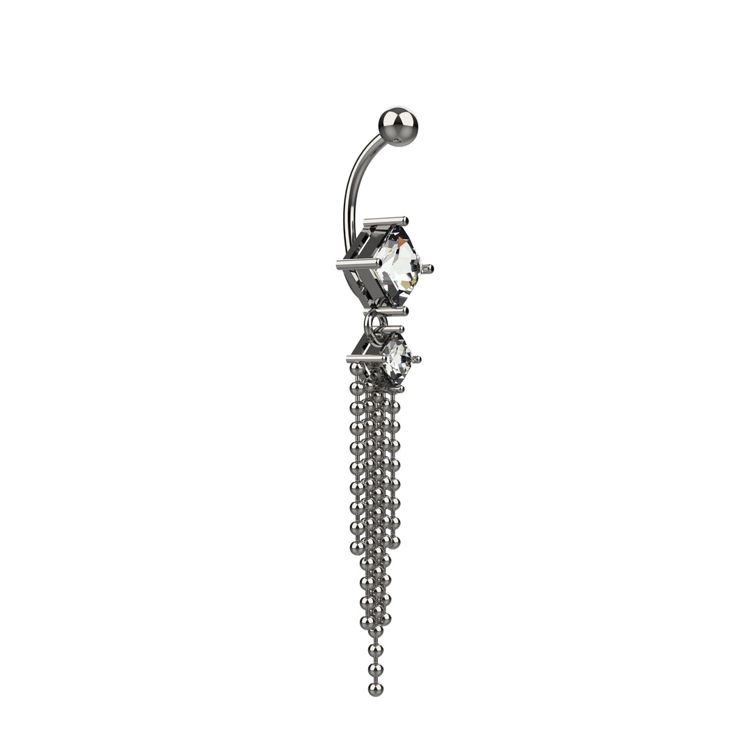 Belly ring and chain set – perfect summer style