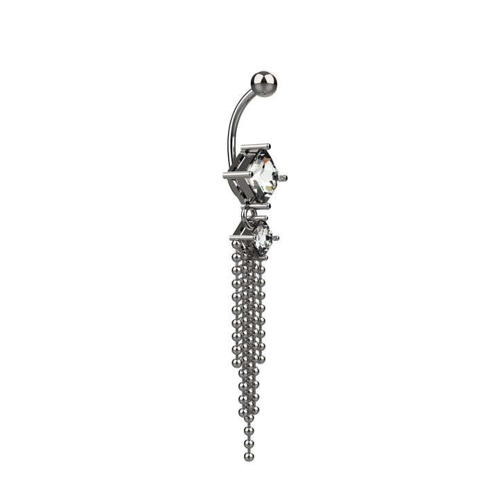 Belly ring and chain set – perfect summer style