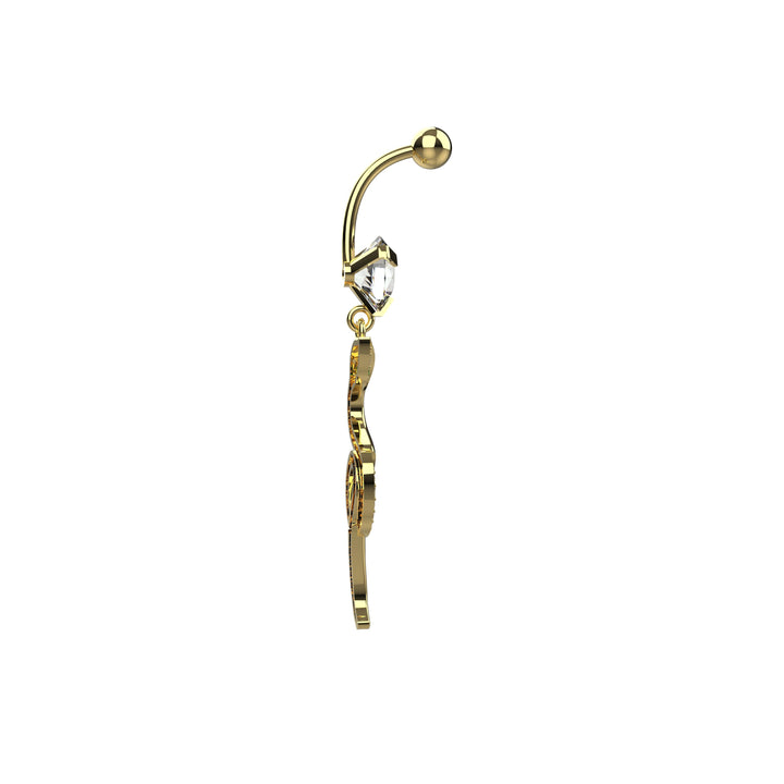 Unique belly button ring – animal-inspired