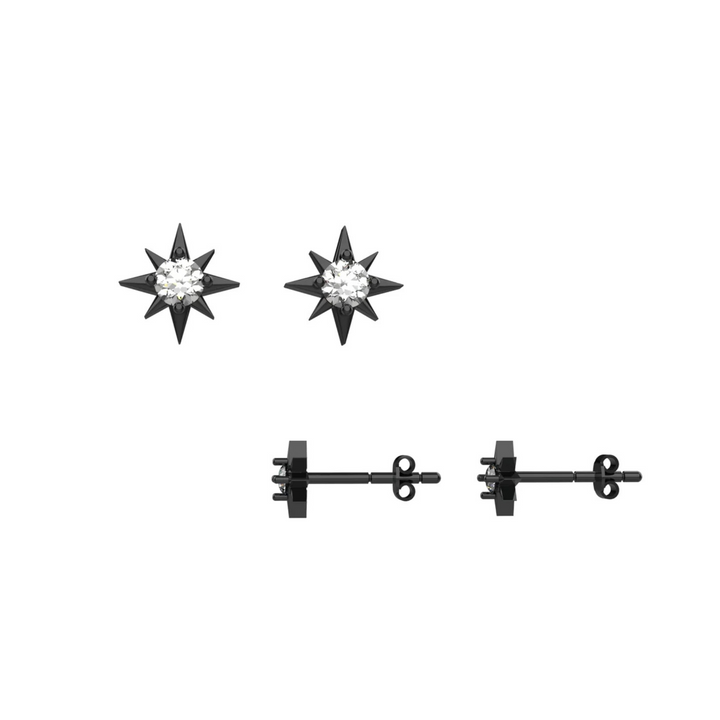 Real gold earrings – 14k studs for women