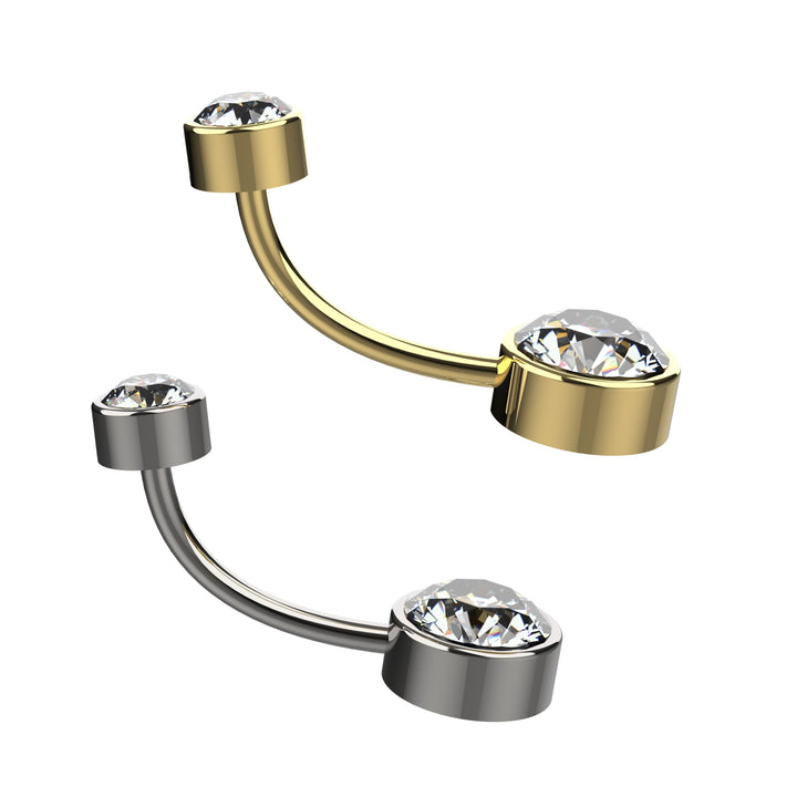Gold belly ring – stylish belly button jewelry