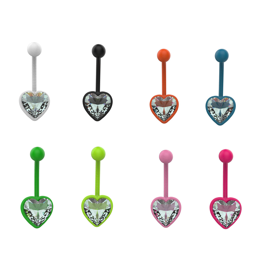Belly button ring – elegant and multi color piercing designs