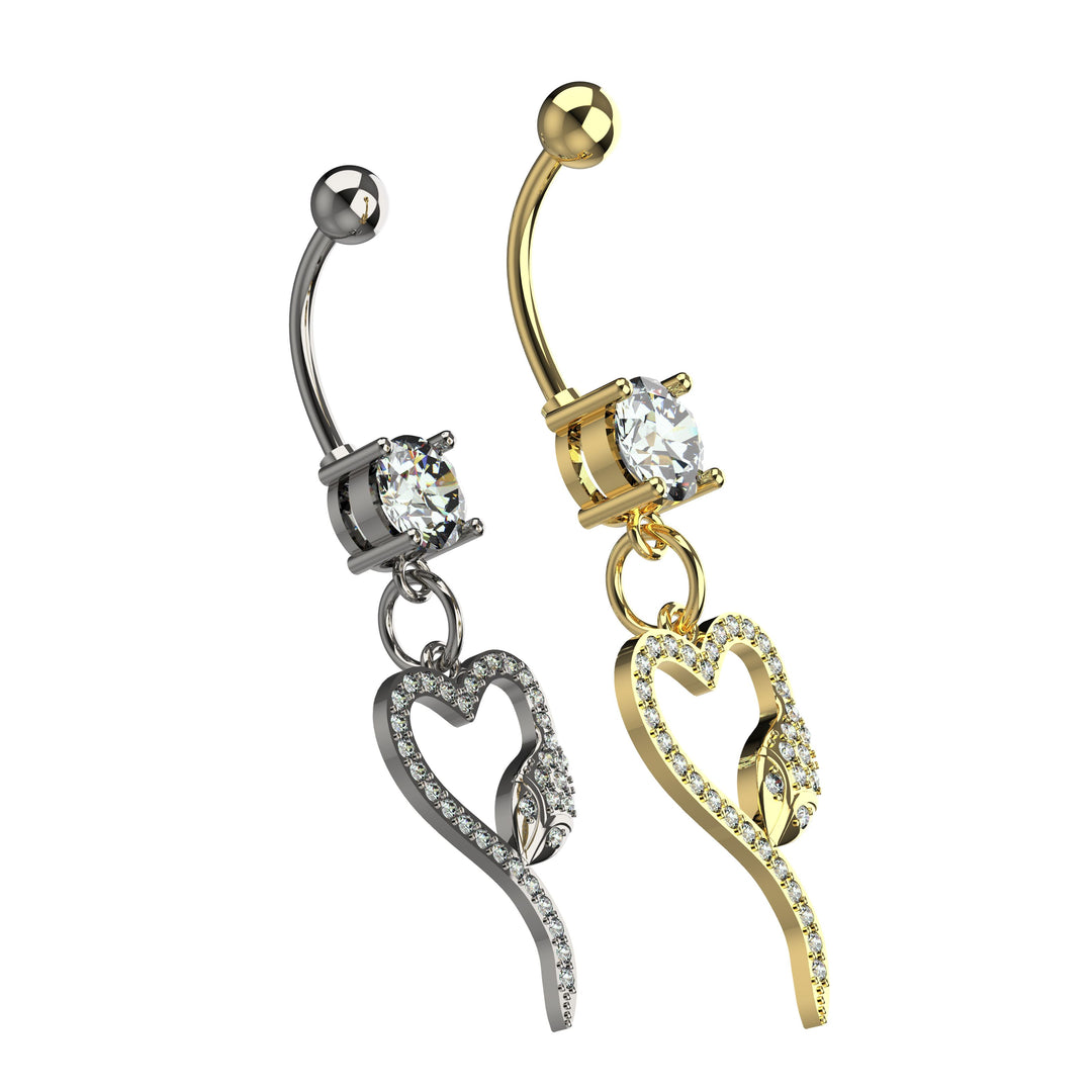 Handmade navel ring for women