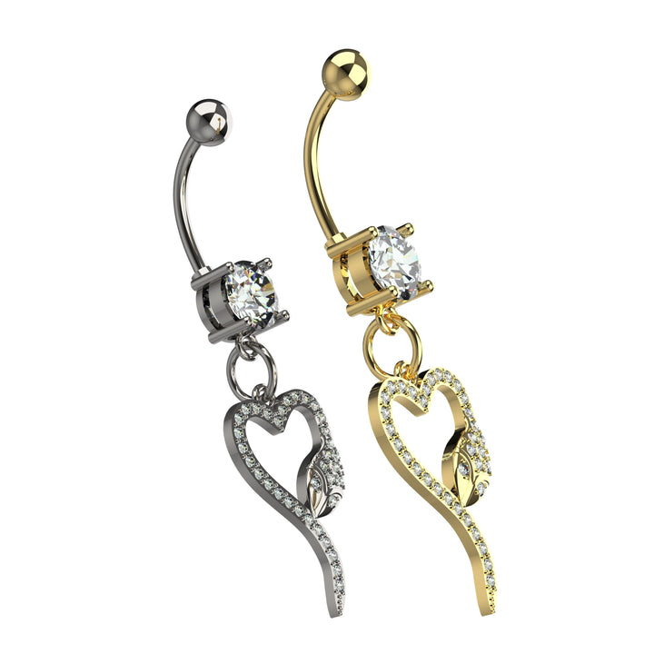 Handmade navel ring for women