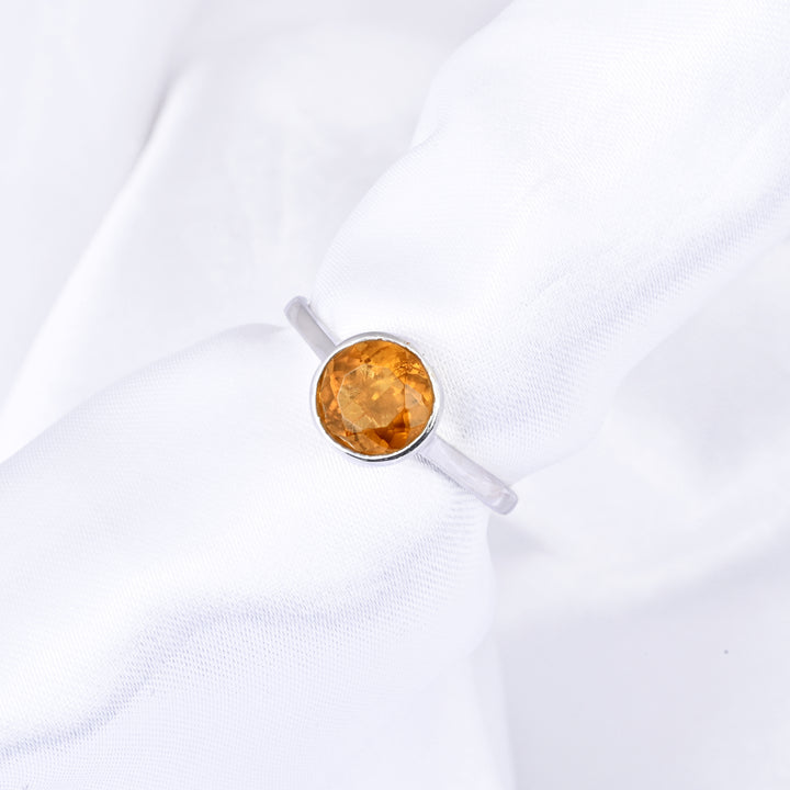 Citrine Birthstone Stacking Ring