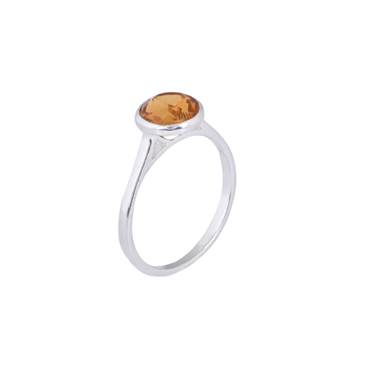 Citrine Birthstone Stacking Ring