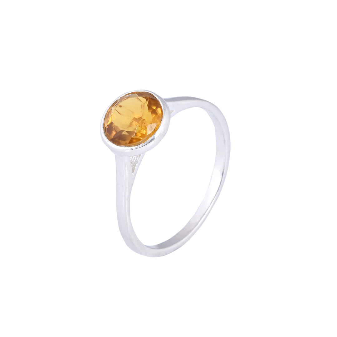 Citrine Birthstone Stacking Ring