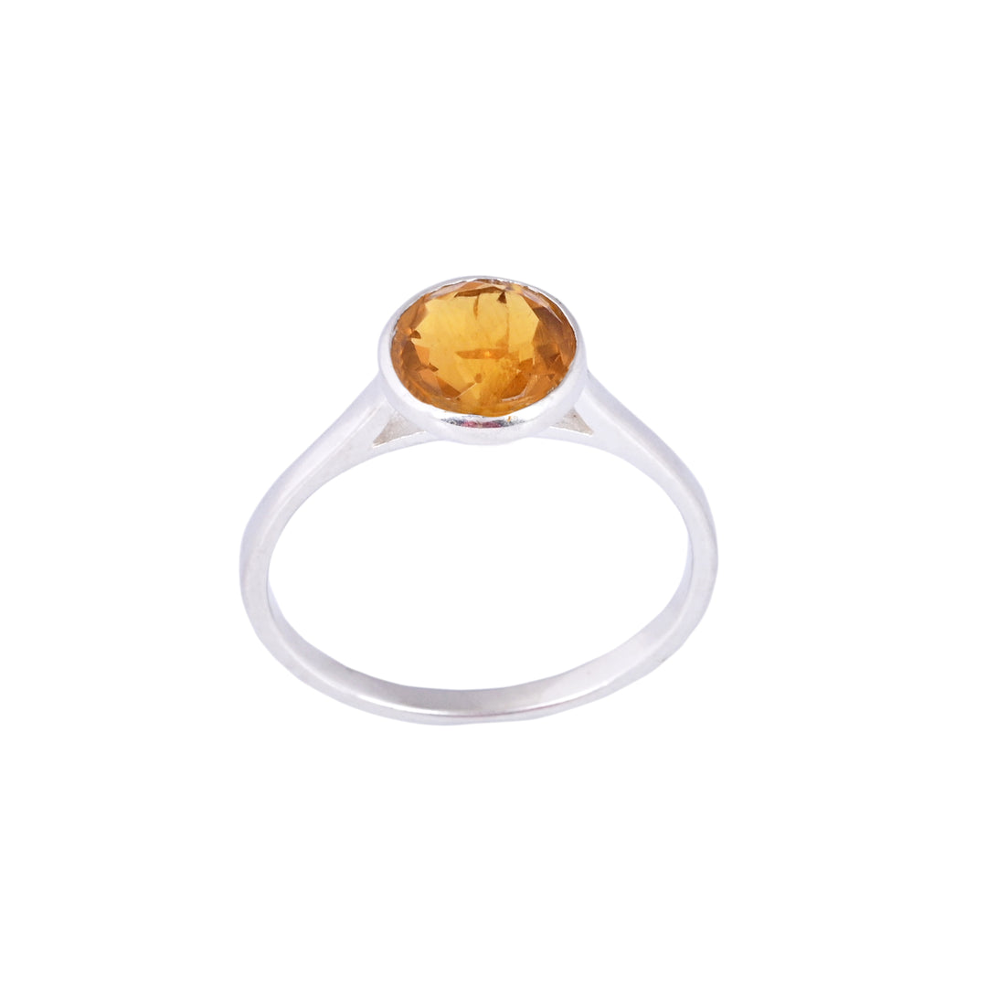 Citrine Birthstone Stacking Ring