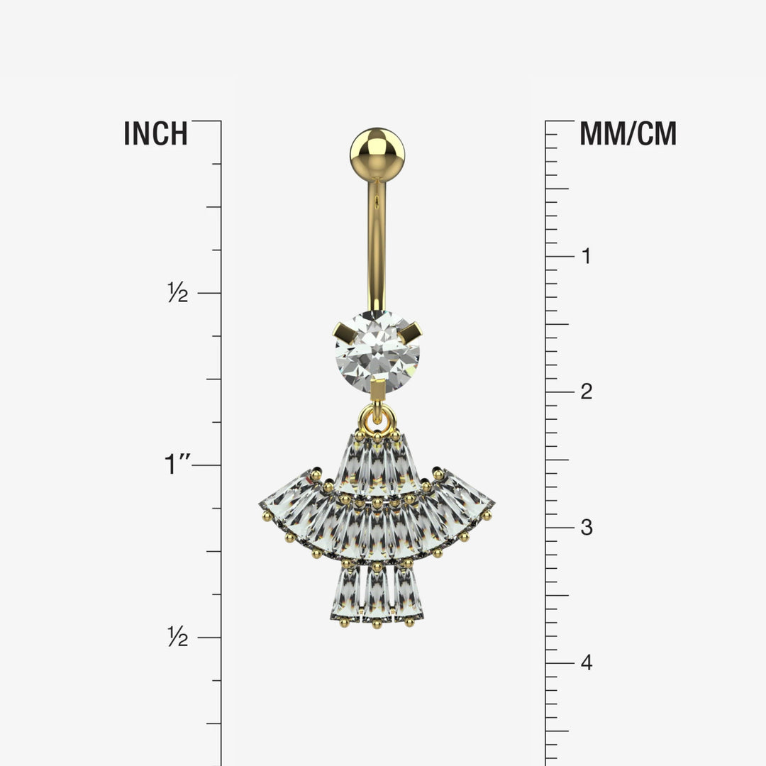 Floating Navel Jewelry For Women– Belly Button Piercing Style
