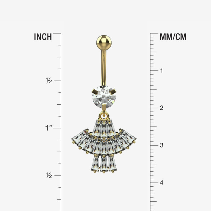 Floating Navel Jewelry For Women– Belly Button Piercing Style